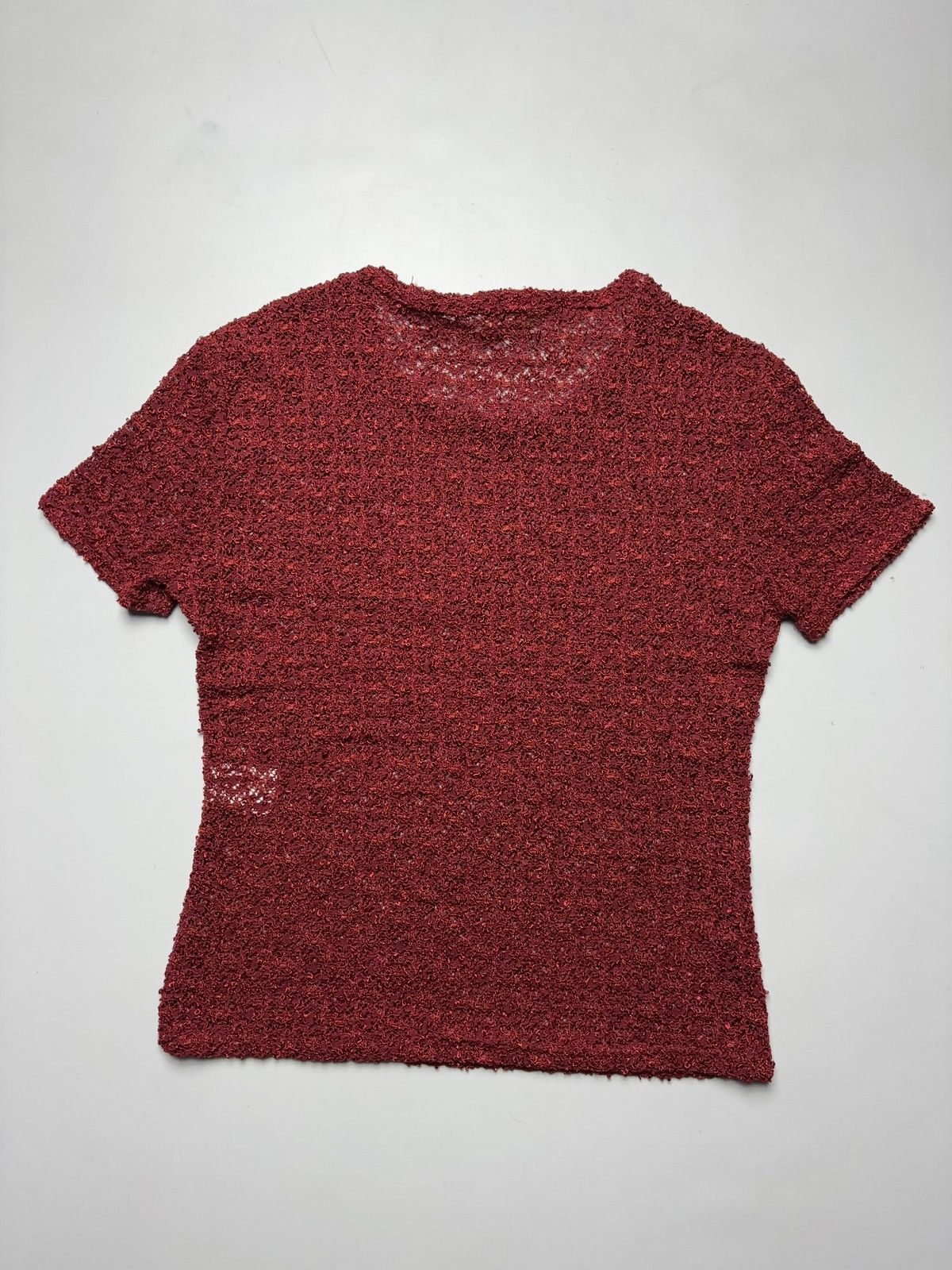 Japanese Brand × Vintage French glamour vintage mesh tee t-shirt Size M / US 6-8 / IT 42-44 - 2 Thumbnail