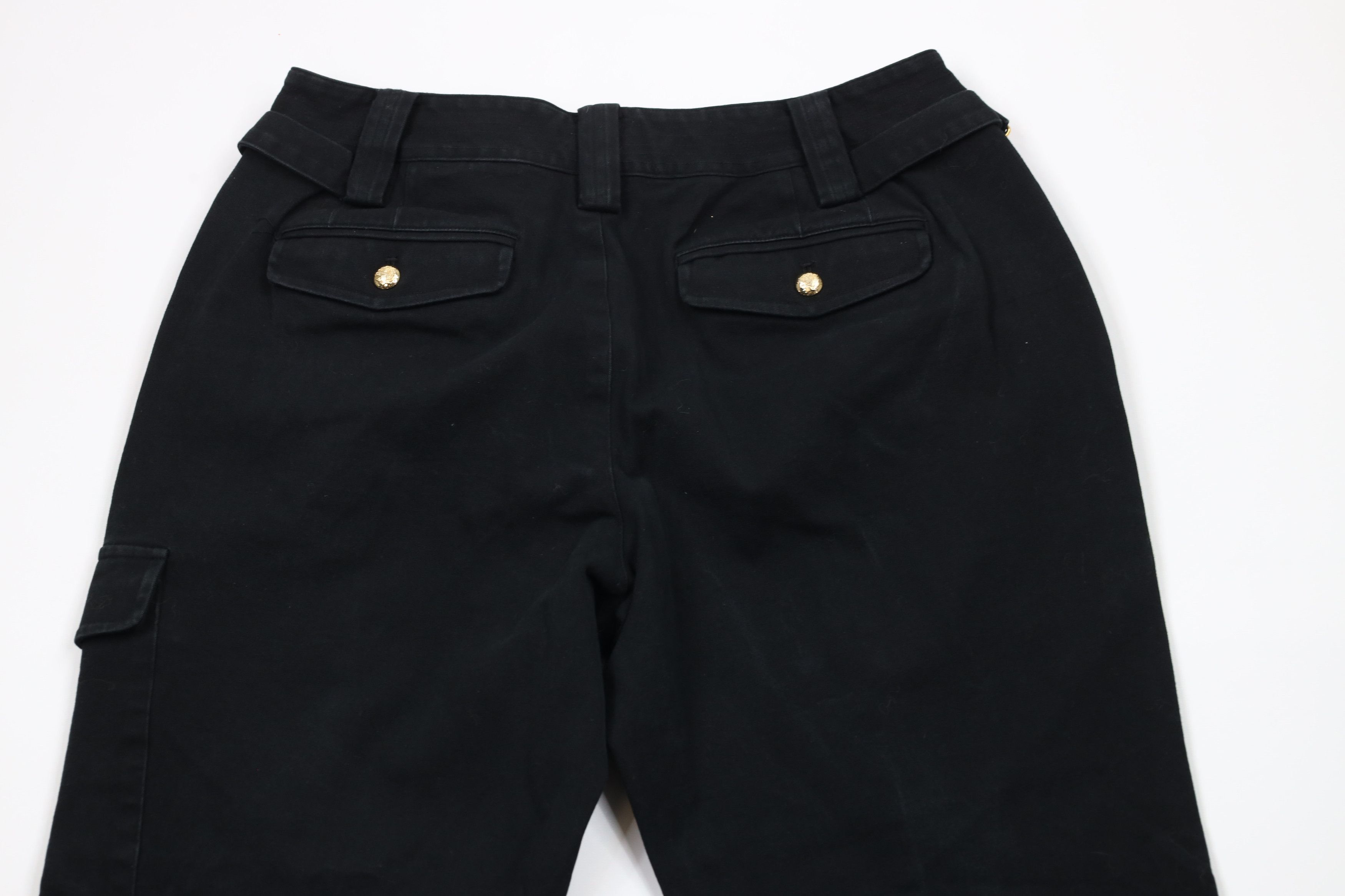Ralph Lauren × Vintage Vintage 90s Ralph Lauren Side Buckle Stretch Cargo Pants Size 36" / US 14 / IT 50 - 10 Thumbnail