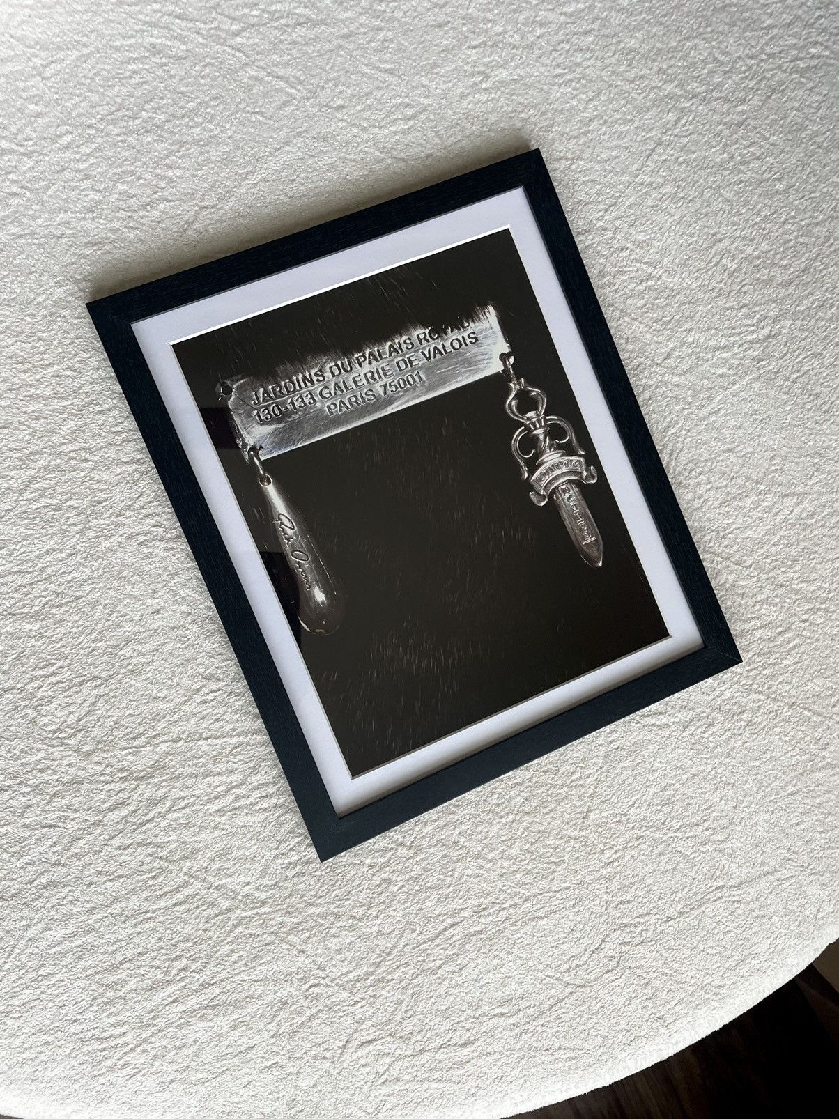 Chrome Hearts × Rick Owens × Vintage Chrome Hearts Rick Owens embroidered 9x11 Framed poster Size ONE SIZE - 2 Thumbnail