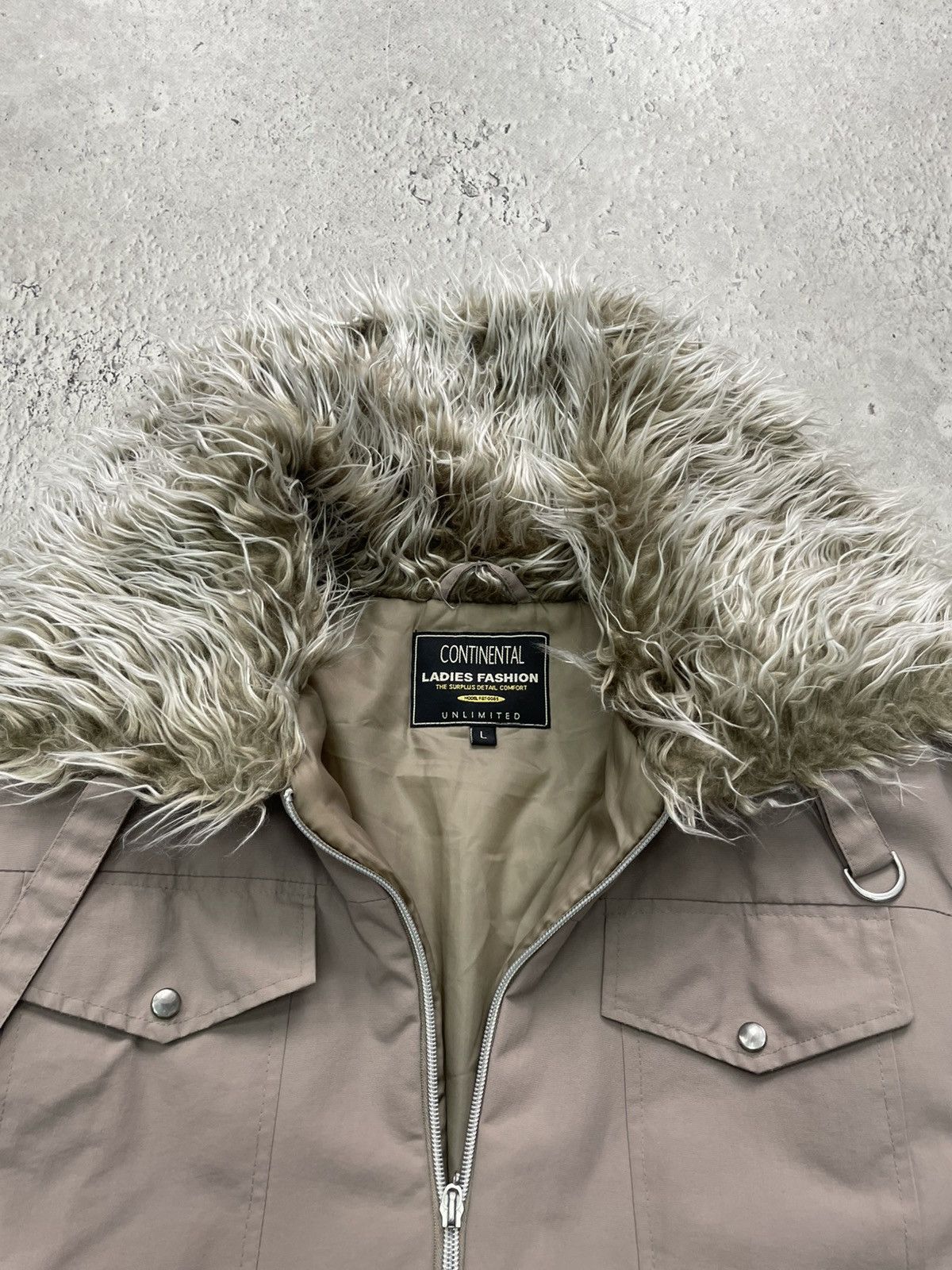 Hysteric Glamour Rare Japan Fur collar y2k if six was nine cropped jacket Size US L / EU 52-54 / 3 - 6 Thumbnail