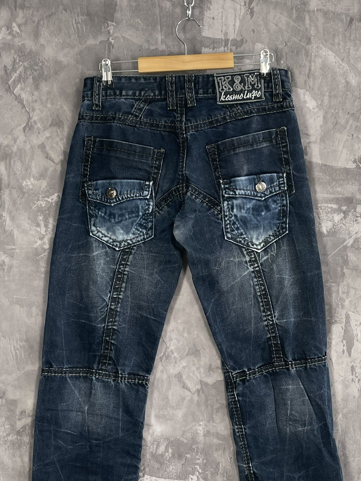 Japanese Brand × Vintage Vintage Kosmo Lupo K&M Y2K Glamour jeans denim swag drip y2k Size US 30 / EU 46 - 9 Thumbnail