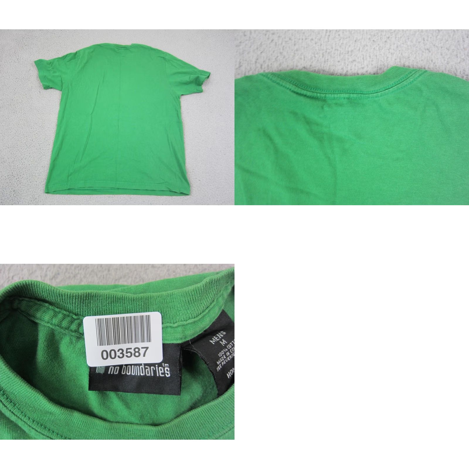 Vintage No Boundaries Shirt Adult Medium Green I Am Not A Model Funny Quote Casual Tee Shirt Mens Green Logo 2020s Size US M / EU 48-50 / 2 - 8 Thumbnail