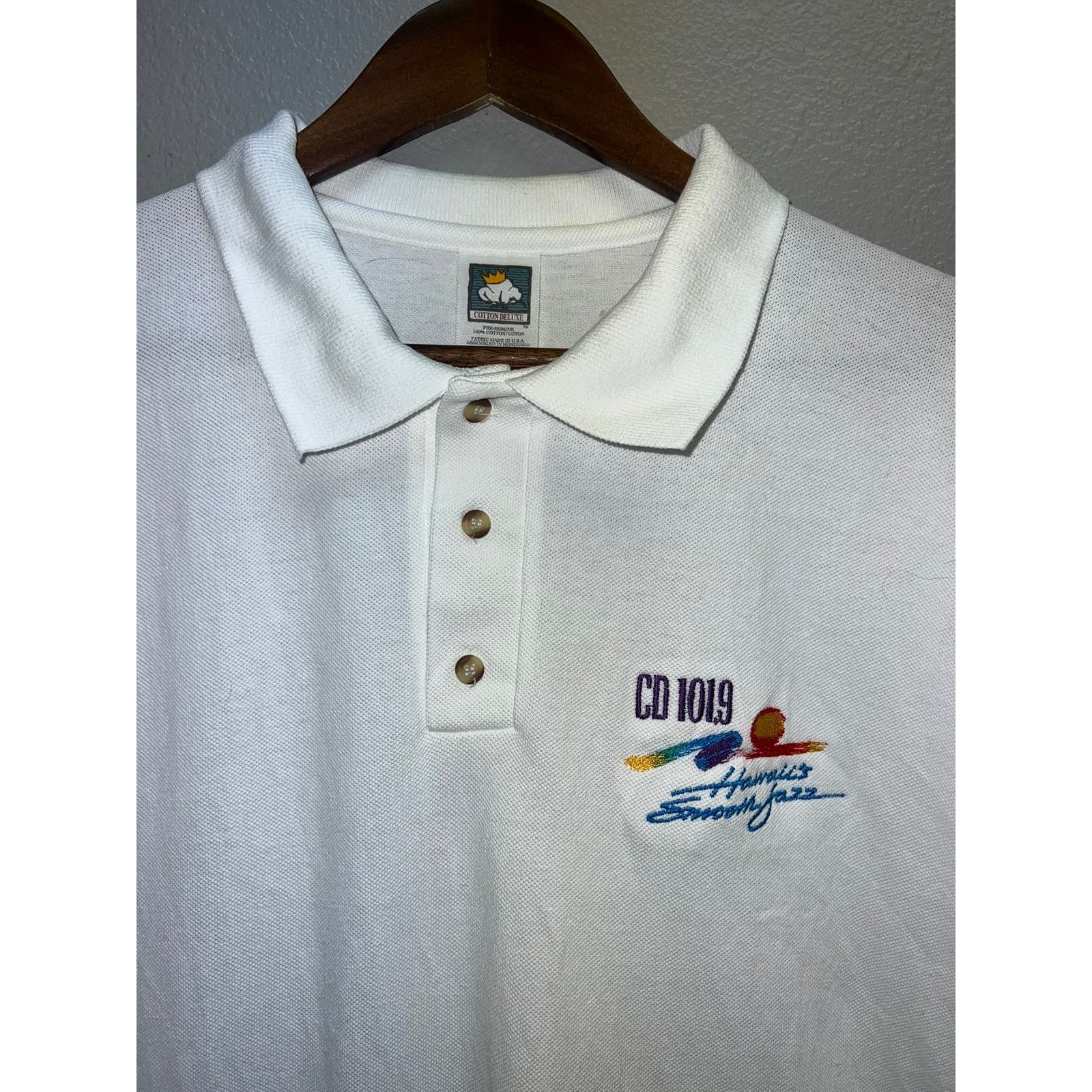 Anvil Vintage Hawaii Jazz Shirt Polo CD 101.9 Smooth Jazz Radio XL Size US XL / EU 56 / 4 - 2 Thumbnail