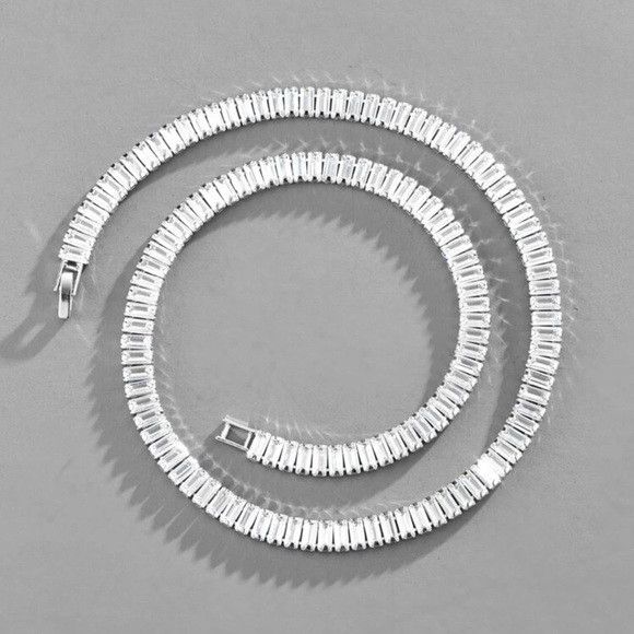 Other Unisex Zircon Fashionable Necklace Size ONE SIZE - 1 Thumbnail