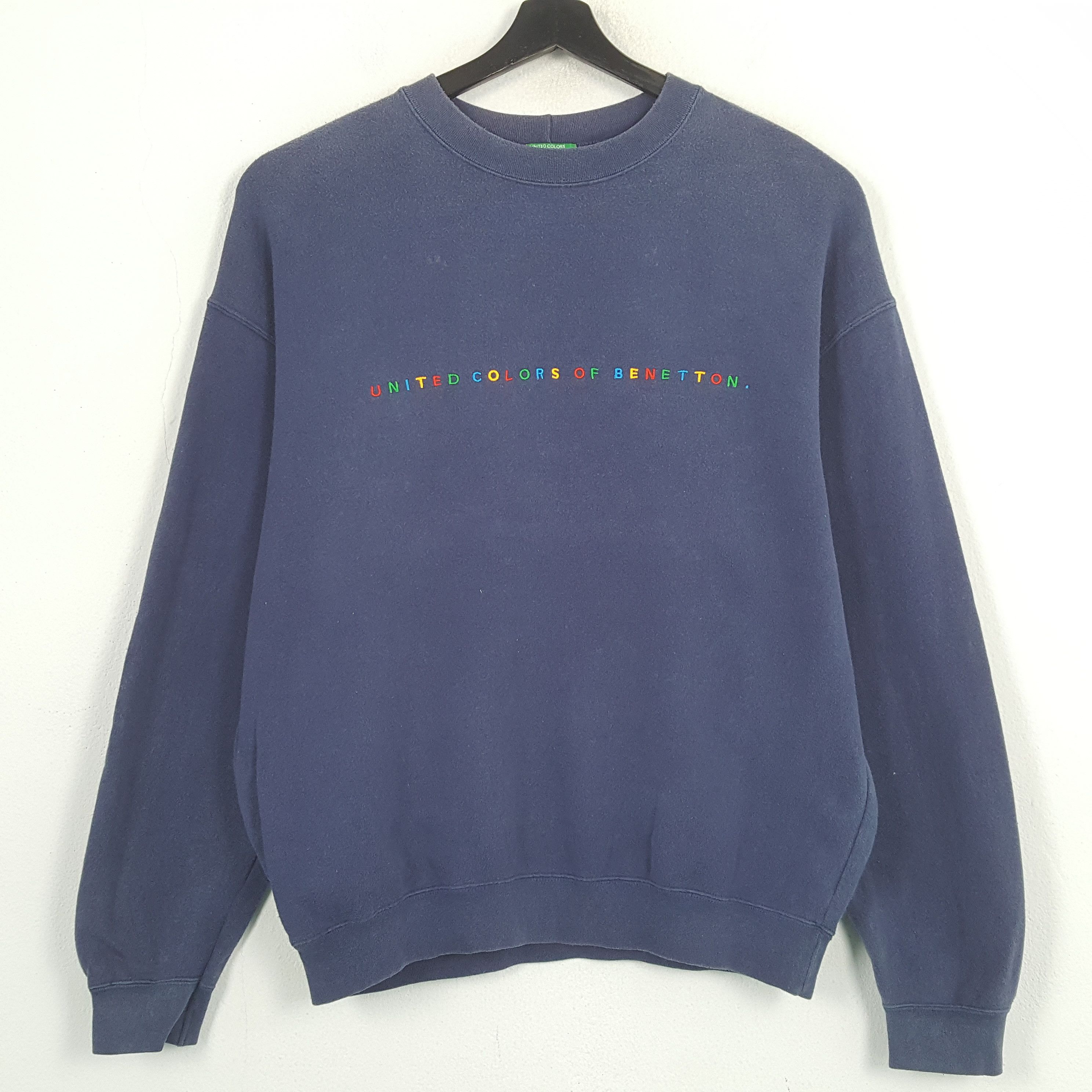 United Colors Of Benetton United Colors Of Benetton Spellout Design Sweatshirt C291N20 Size US XL / EU 56 / 4 - 1 Thumbnail