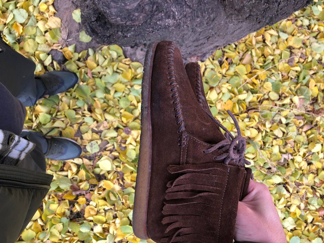 Saint Laurent Paris VERY RARE SAINT LAURENT PARIS FRINGED ANKLE BOOST DESIGNER Size US 9 / IT 39 - 16 Thumbnail