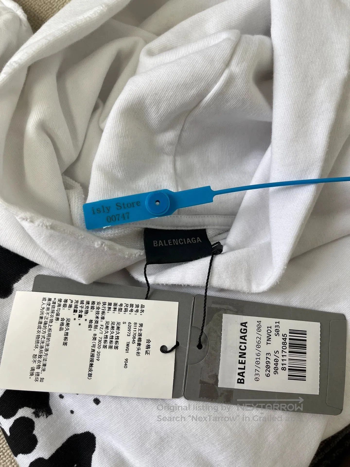 Balenciaga Balenciaga Graffiti Print Hoodie. Size US S / EU 44-46 / 1 - 4 Thumbnail