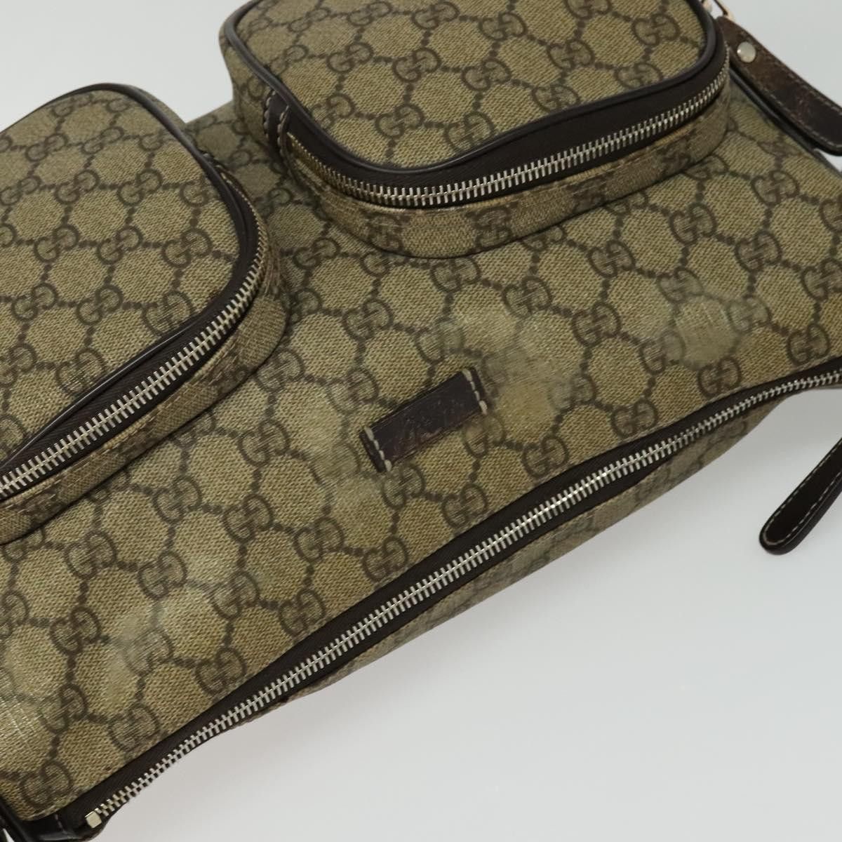 Gucci GUCCI GG Supreme Shoulder Bag Pvc Beige Gold Size ONE SIZE - 6 Thumbnail