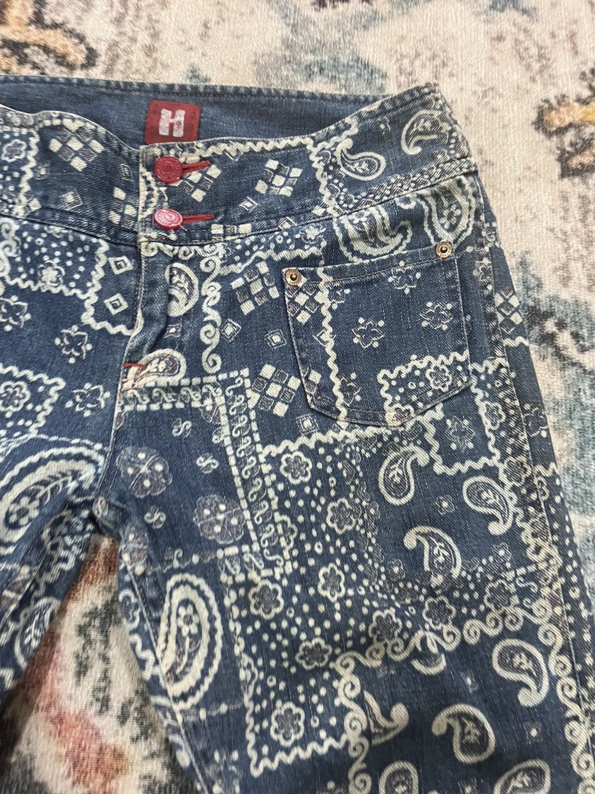 Hysteric Glamour Vintage 90s parsley patchwork printed Size 30" / US 8 / IT 44 - 7 Thumbnail
