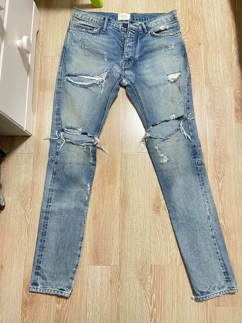 Fear of God Fear of God OG first generation blue bull Size US 32 / EU 48 - 1 Thumbnail