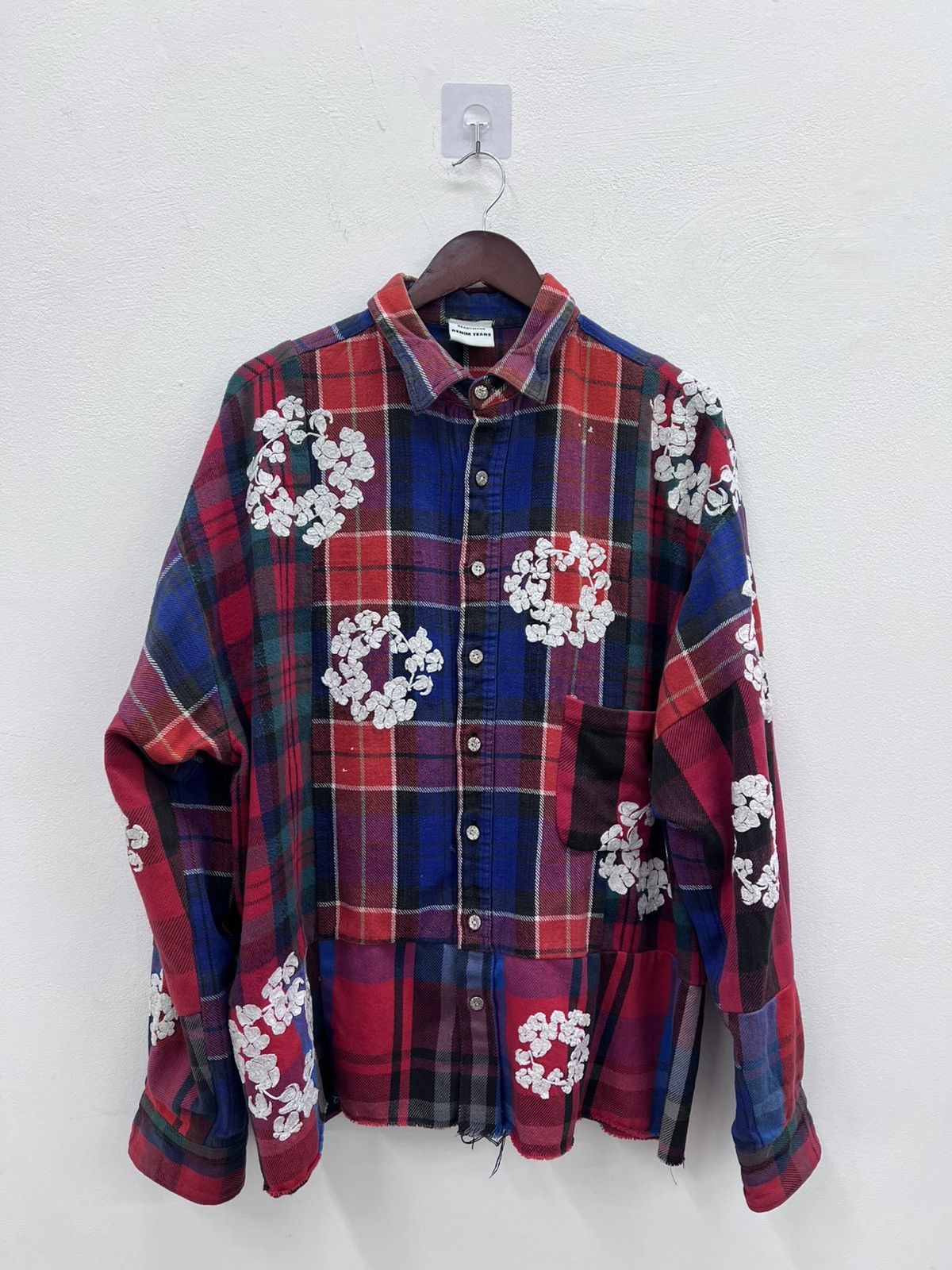 READYMADE x Denim Tears Wreath Check Shirt