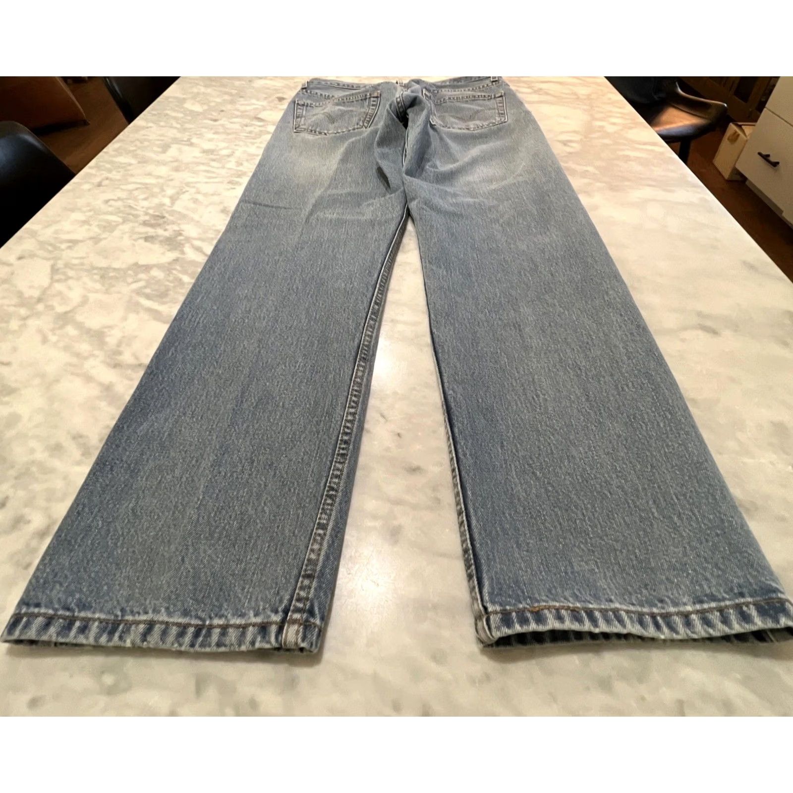 Levi's Levi's 505 Jeans Men’s 36x32 Regular Fit Light Blue Cotton Denim USA 90s 5-Pocket N/A Regular Mens Size US 36 / EU 52 - 6 Thumbnail