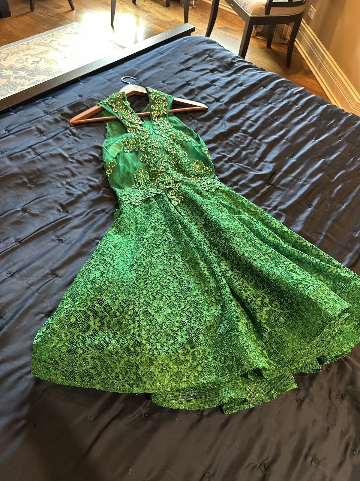 Other Emerald Green Dress Size S / US 4 / IT 40 - 4 Thumbnail