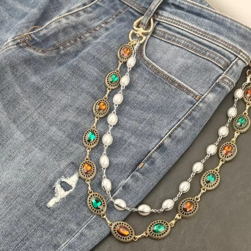 Japanese Brand 2 Layer Pants/Wallet Chain Size ONE SIZE - 2 Thumbnail