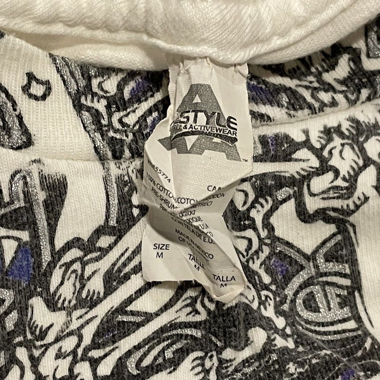 Affliction × Ed Hardy × Tapout Rare Wings Cross Tee Y2K Affliction Style Size US M / EU 48-50 / 2 - 5 Thumbnail