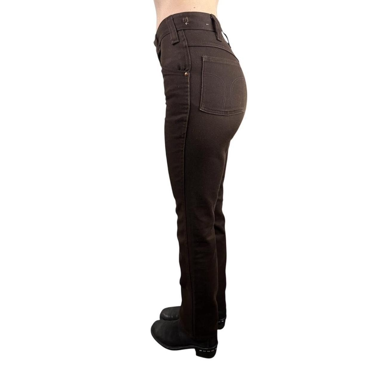 Dickies Vintage 70s Brown Dickies Canvas Work Pants Size 26" / US 2 / IT 38 - 2 Thumbnail
