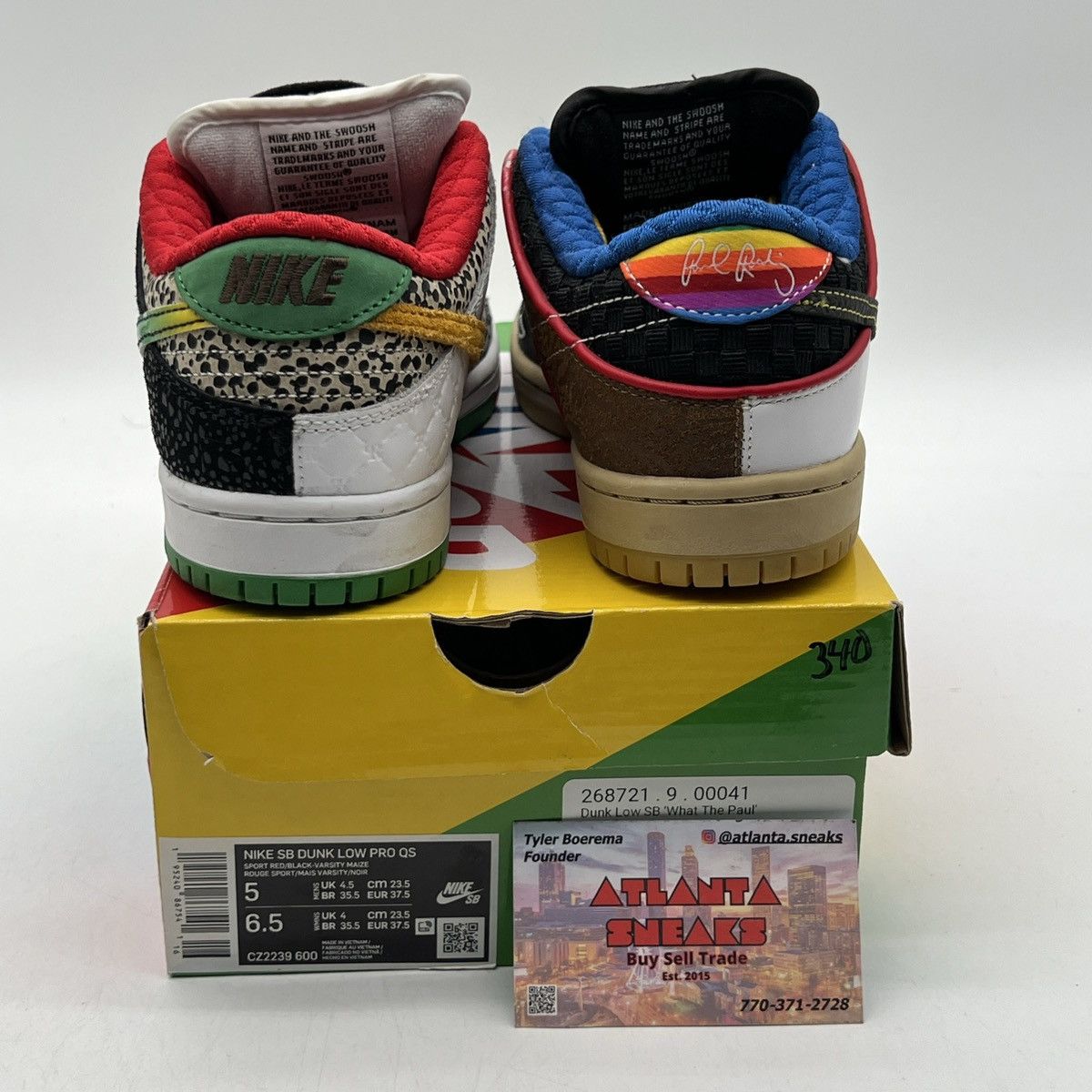Nike Nike Dunk Low what the Paul Size US 5 / EU 37 - 3 Thumbnail