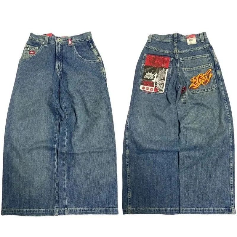 image of Jnco Vintage Hip Hop Baggy Jeans in Blue, Men's (Size 32)