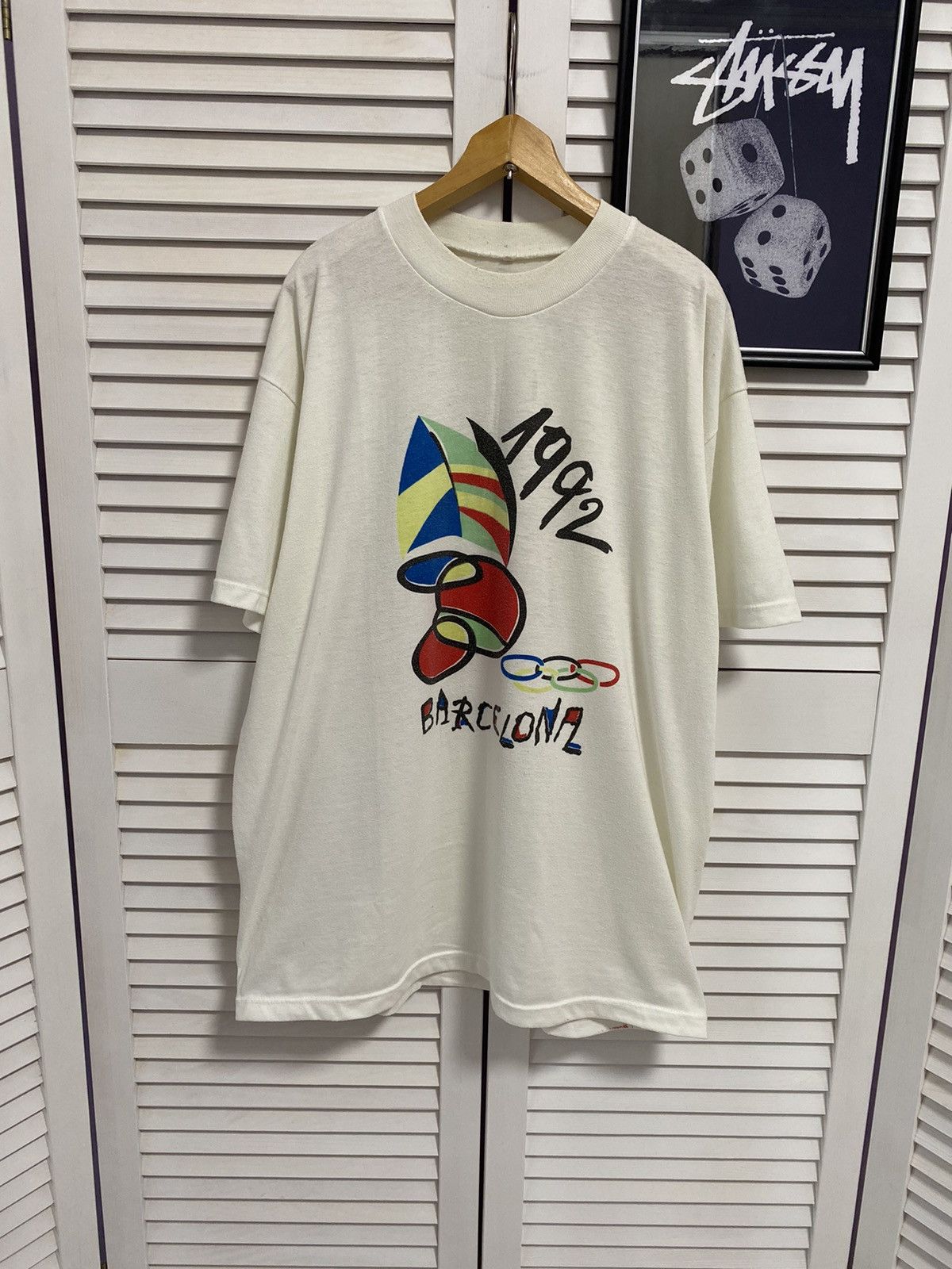 USA Olympics × Vintage Vintage T-Shirt Tee Barcelona 1992 Event Olympic Size US L / EU 52-54 / 3 - 1 Thumbnail