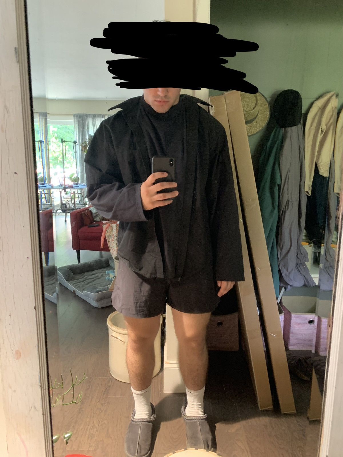 【BALENCIAGA】trompe-l'oeillayered mixofmaterials（関税込） Balenciaga 男士Trompe L'Oeil 衬衫在红色| LN-CC®