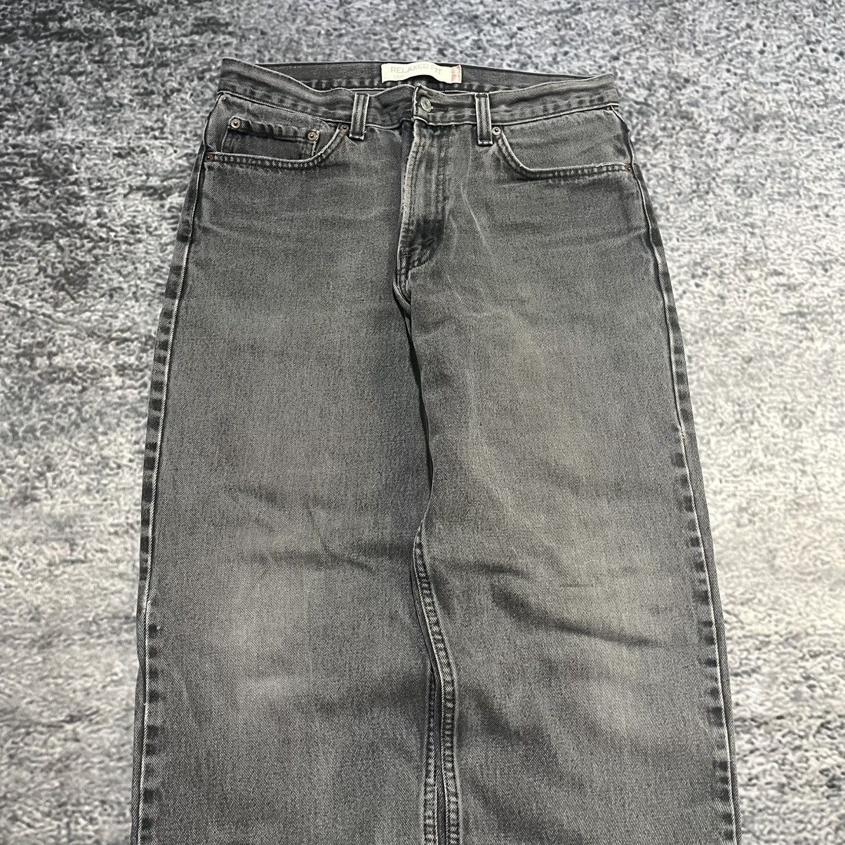 Levi's VINTAGE LEVI'S 550 BLACK FADED BAGGY RELAXED FIT JEANS 34x30 Size US 34 / EU 50 - 5 Thumbnail