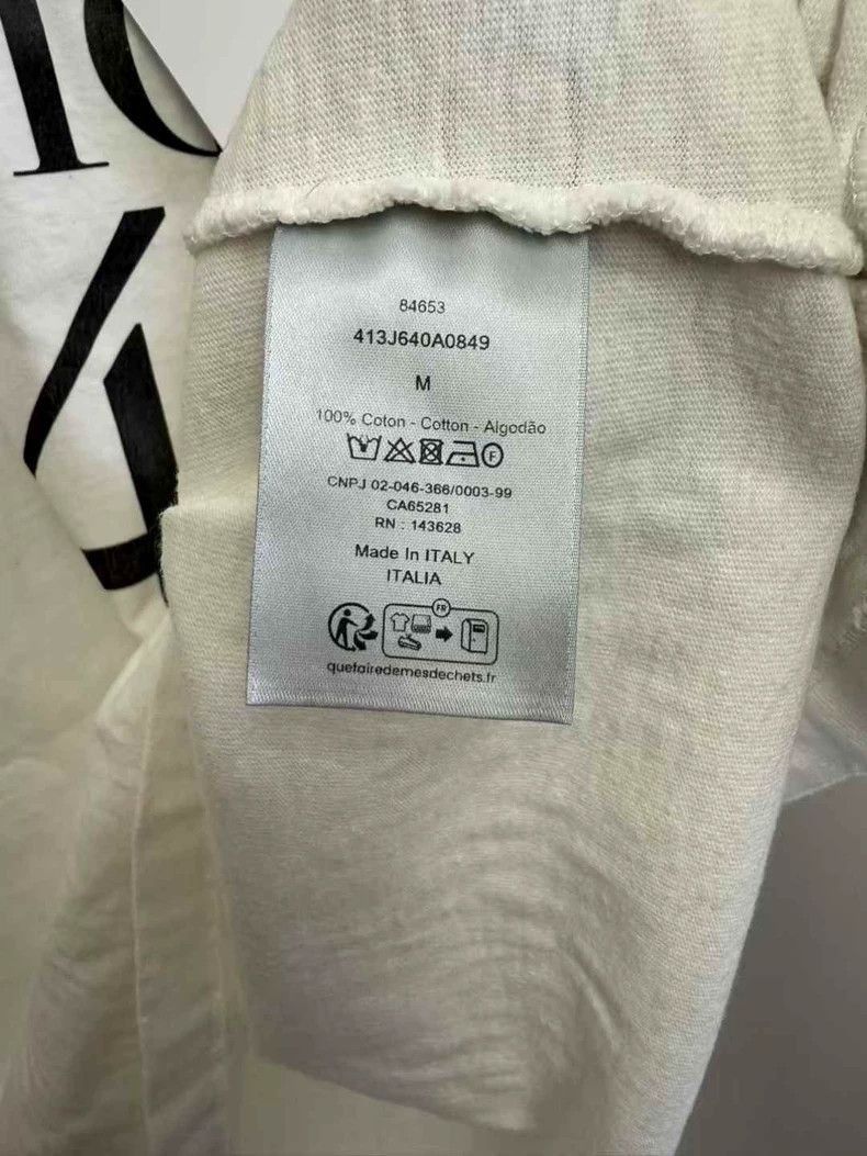 Dior Dior White Short Sleeve T-Shirt Size US M / EU 48-50 / 2 - 3 Thumbnail