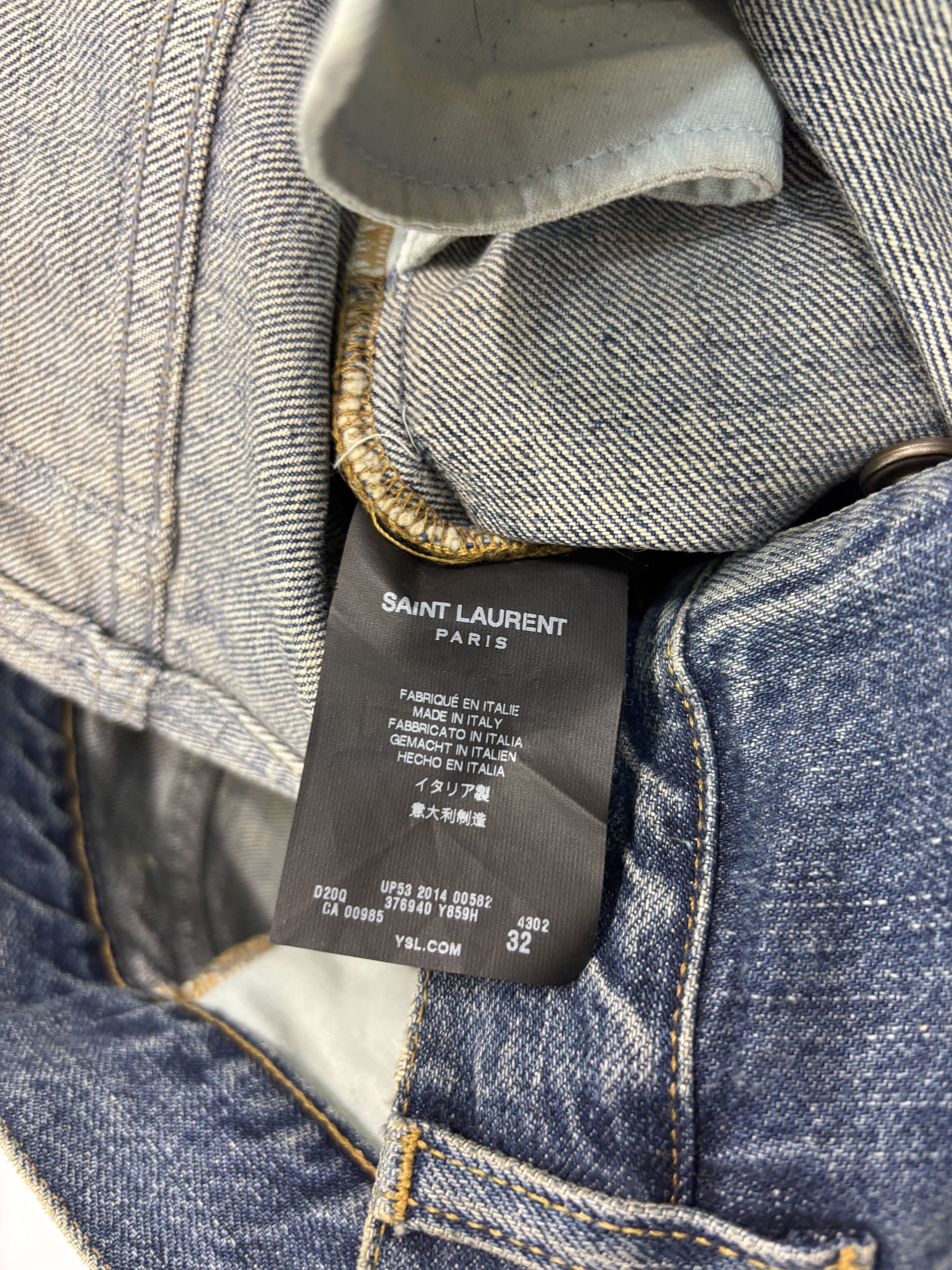 Saint Laurent Paris Saint Laurent Blue Jeans Size US 32 / EU 48 - 3 Thumbnail