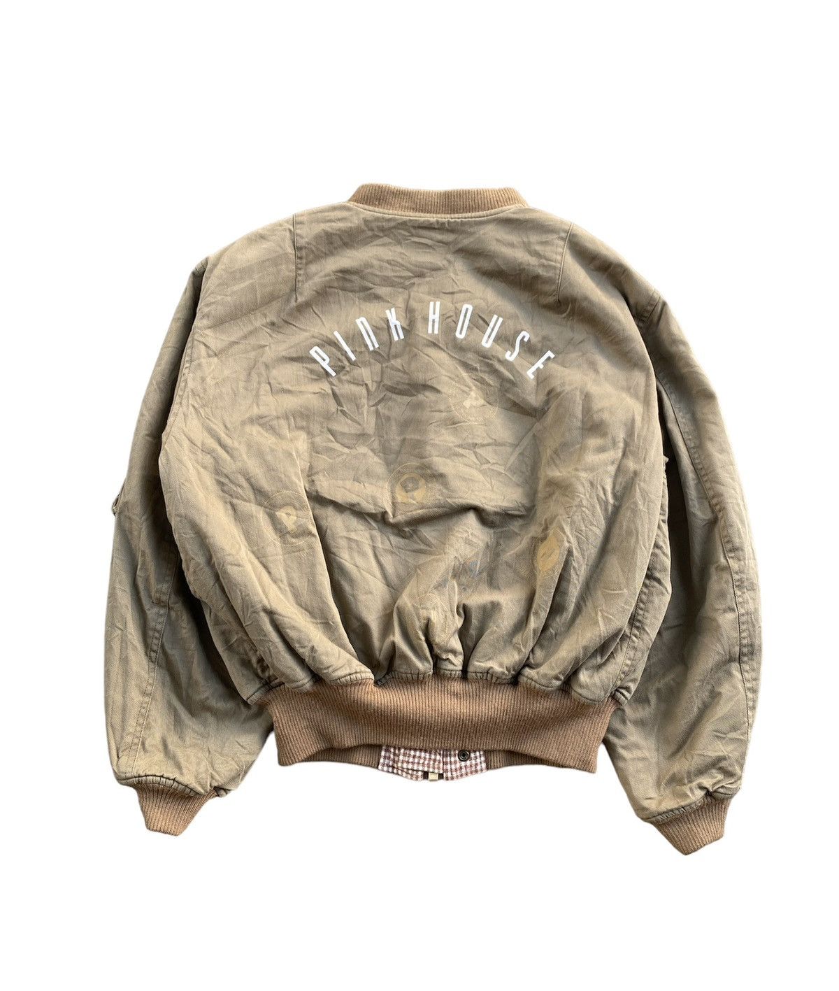 Pink House 90s Pink House Padded Ma-1 Bomber Jacket Size US M / EU 48-50 / 2 - 1 Thumbnail