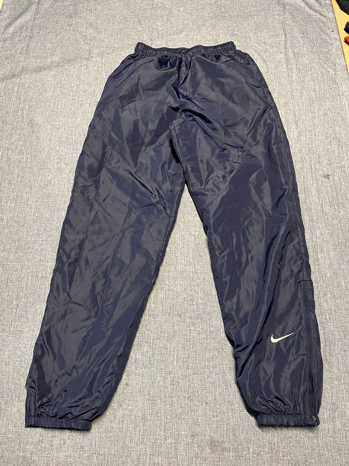 Nike Vintage Nike Shox Black Nylon Baggy Pants Y2K L | Grailed