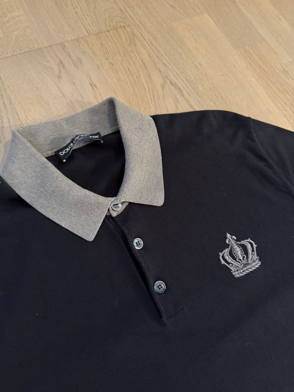 Dolce & Gabbana DOLCE AND GABBANA polo STUDY REAL TAPE MEASUREMENTS IN PHOTO Size US L / EU 52-54 / 3 - 3 Thumbnail