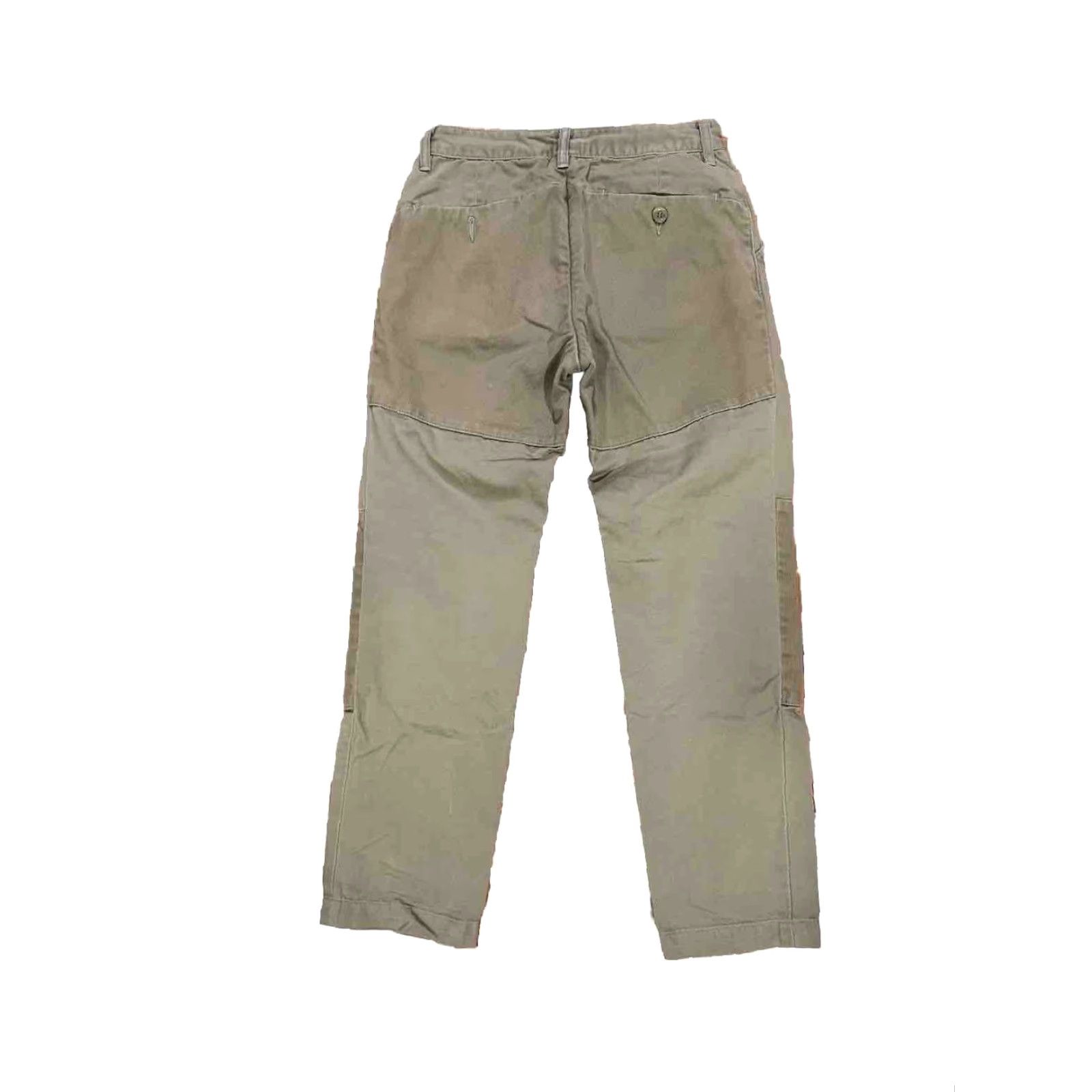 Vintage Askov Finlayson Vermillion Twill Pants Men 30x30 Green Reinforced Knees Seat Tailored Chino Casual USA Size US 28 / EU 44 - 4 Thumbnail