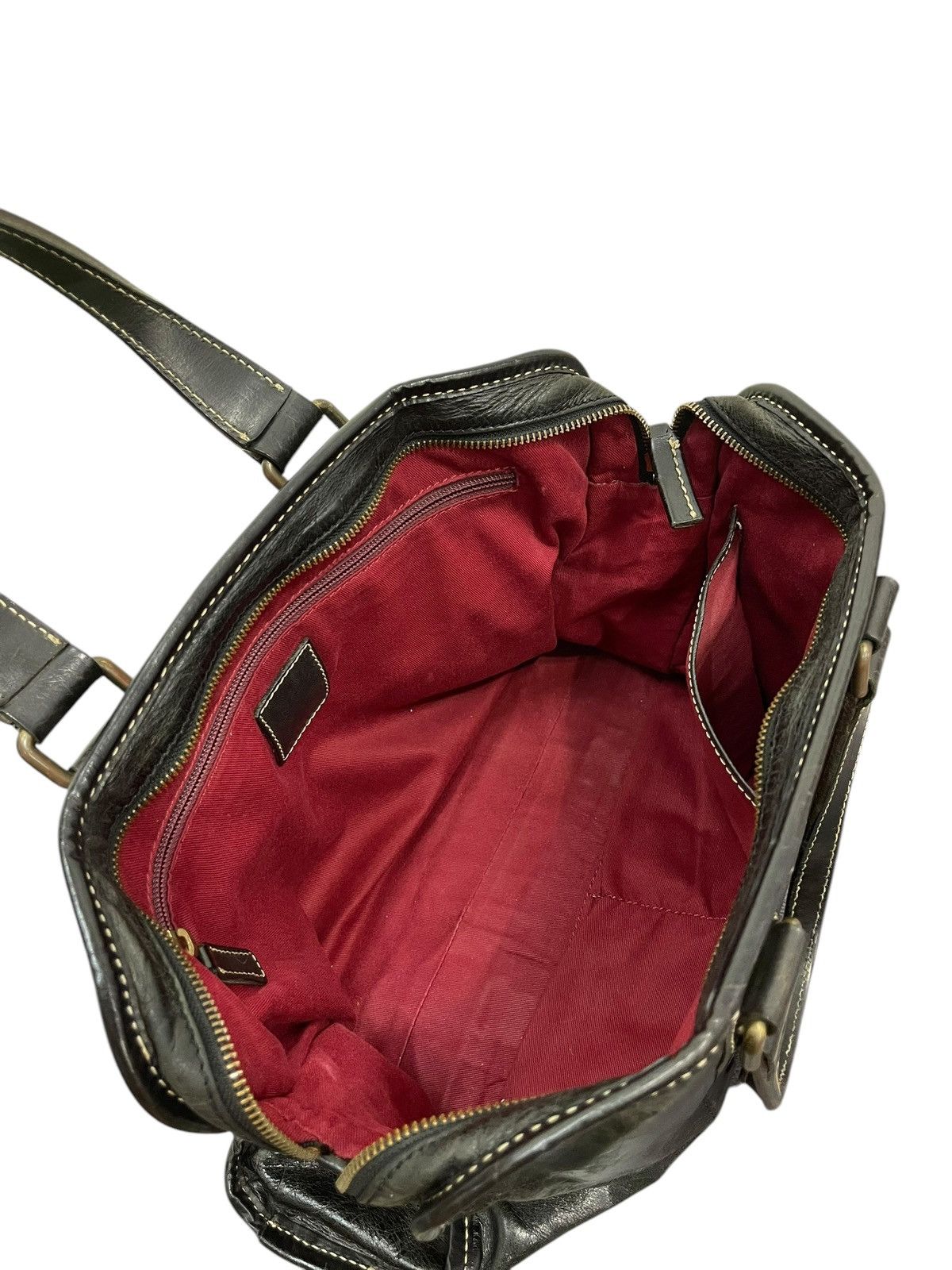 Genuine Leather Full Leather Patina F. Clio Italy Brief Bag 1🟩7 Size ONE SIZE - 17 Thumbnail