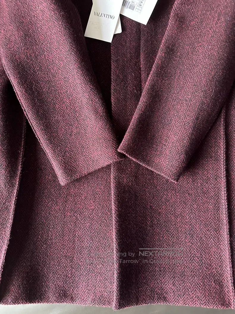 Valentino Valentino Herringbone woolen coat Size S / US 4 / IT 40 - 6 Thumbnail