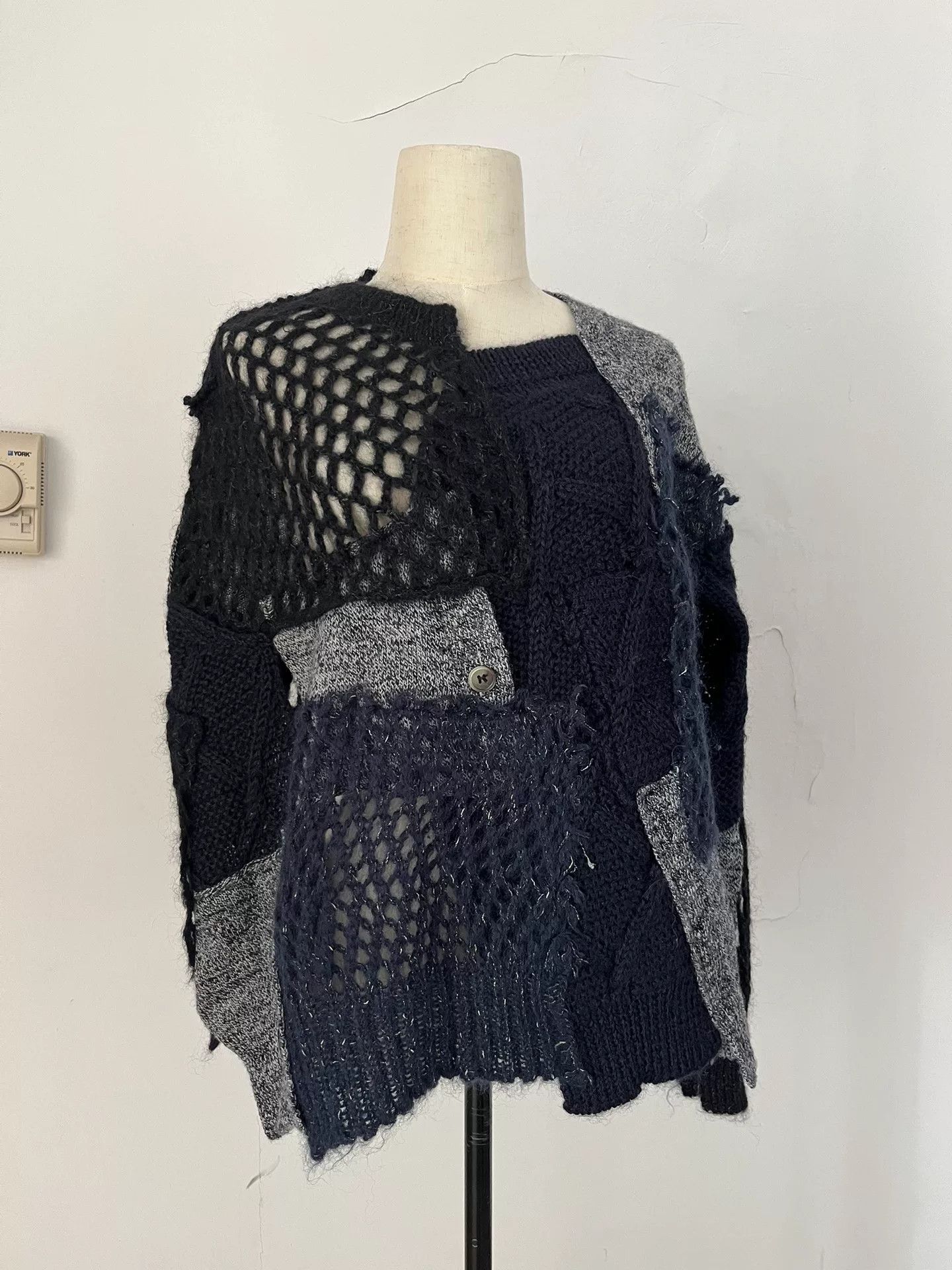 Junya Watanabe junya watanabe knitted sweater shawl Size US M / EU 48-50 / 2 - 1 Thumbnail