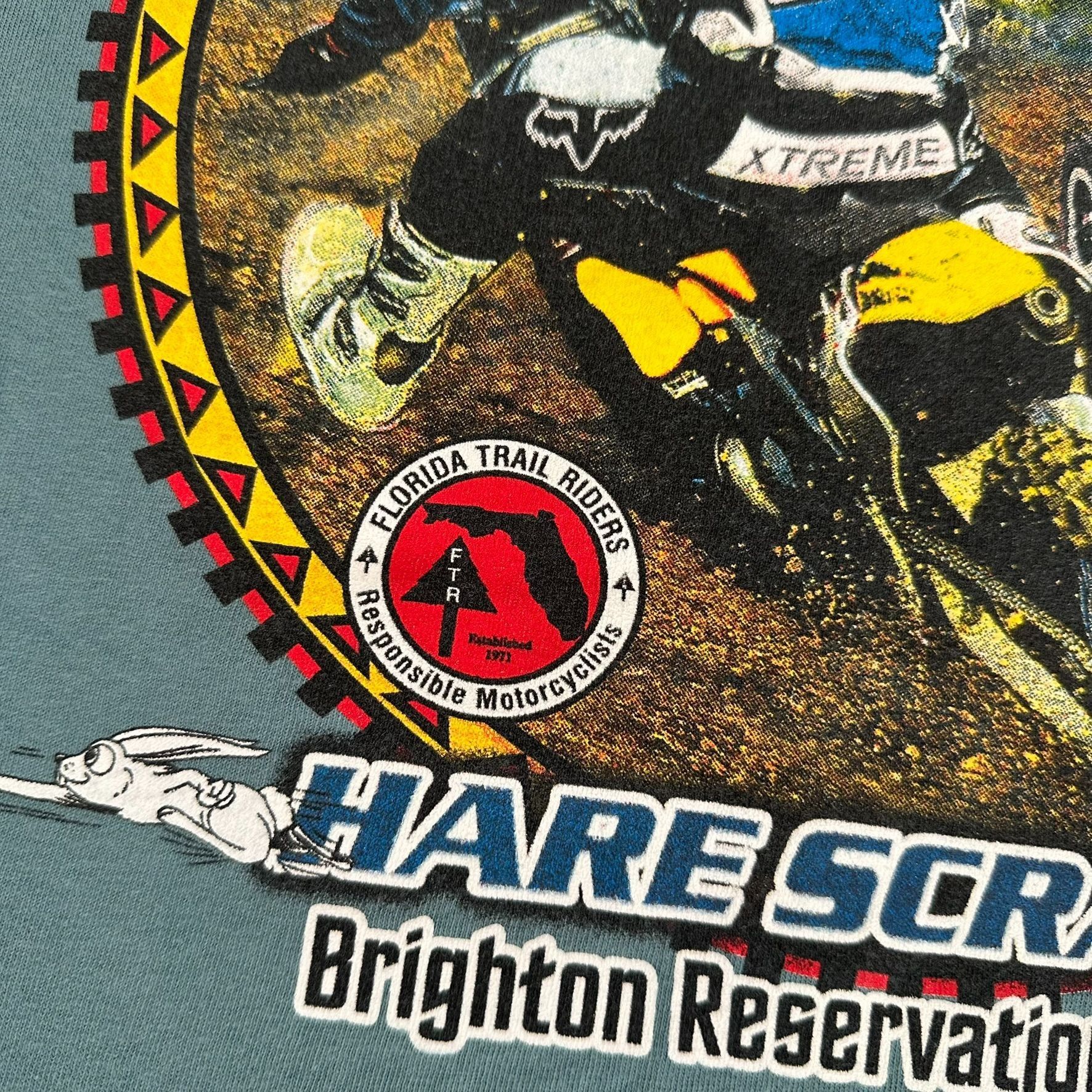 Vintage Vintage Y2K Motocross Dirt Bike T-Shirt Gorpcore MotoX MX Gr Size US XL / EU 56 / 4 - 3 Thumbnail