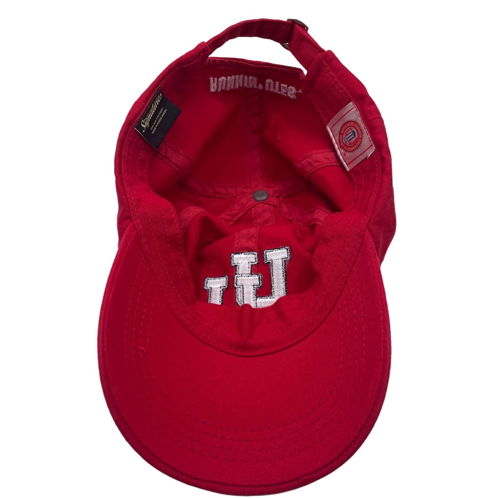 Signatures Utah Utes Hat Red Canvas Baseball Adjustable Mens Licensed Size ONE SIZE - 4 Thumbnail