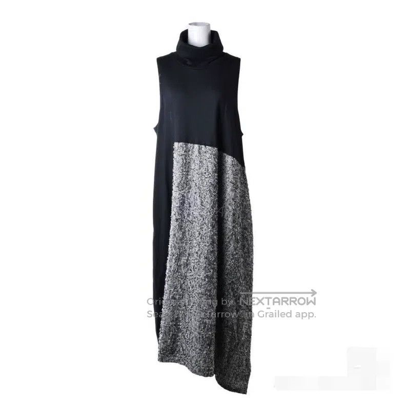 Yohji Yamamoto Yohji Yamamoto size 1 Set patchwork wool turtleneck sleevel Size S / US 4 / IT 40 - 6 Thumbnail