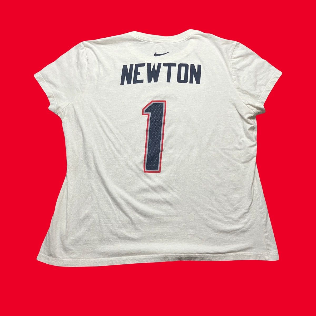 NFL × Nike Nike New England Patriots Cam Newton NFL Football T Shirt Size XL / US 12-14 / IT 48-50 - 2 Thumbnail