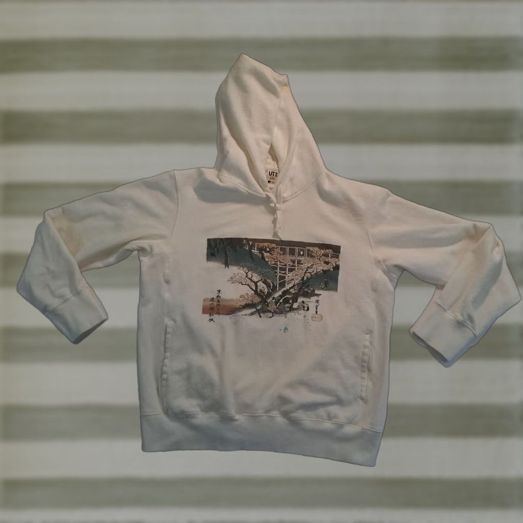 Uniqlo VINTAGE Uniqlo Sweatshirt Hoodie Pullover White L Men Art Museum of Fine Arts Boston UT Size US L / EU 52-54 / 3 - 1 Thumbnail