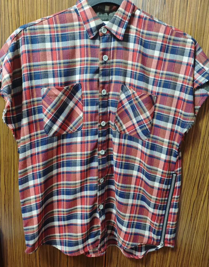 Fear of God Fear of God Flannel red shoulder shirt Size US S / EU 44-46 / 1 - 1 Thumbnail
