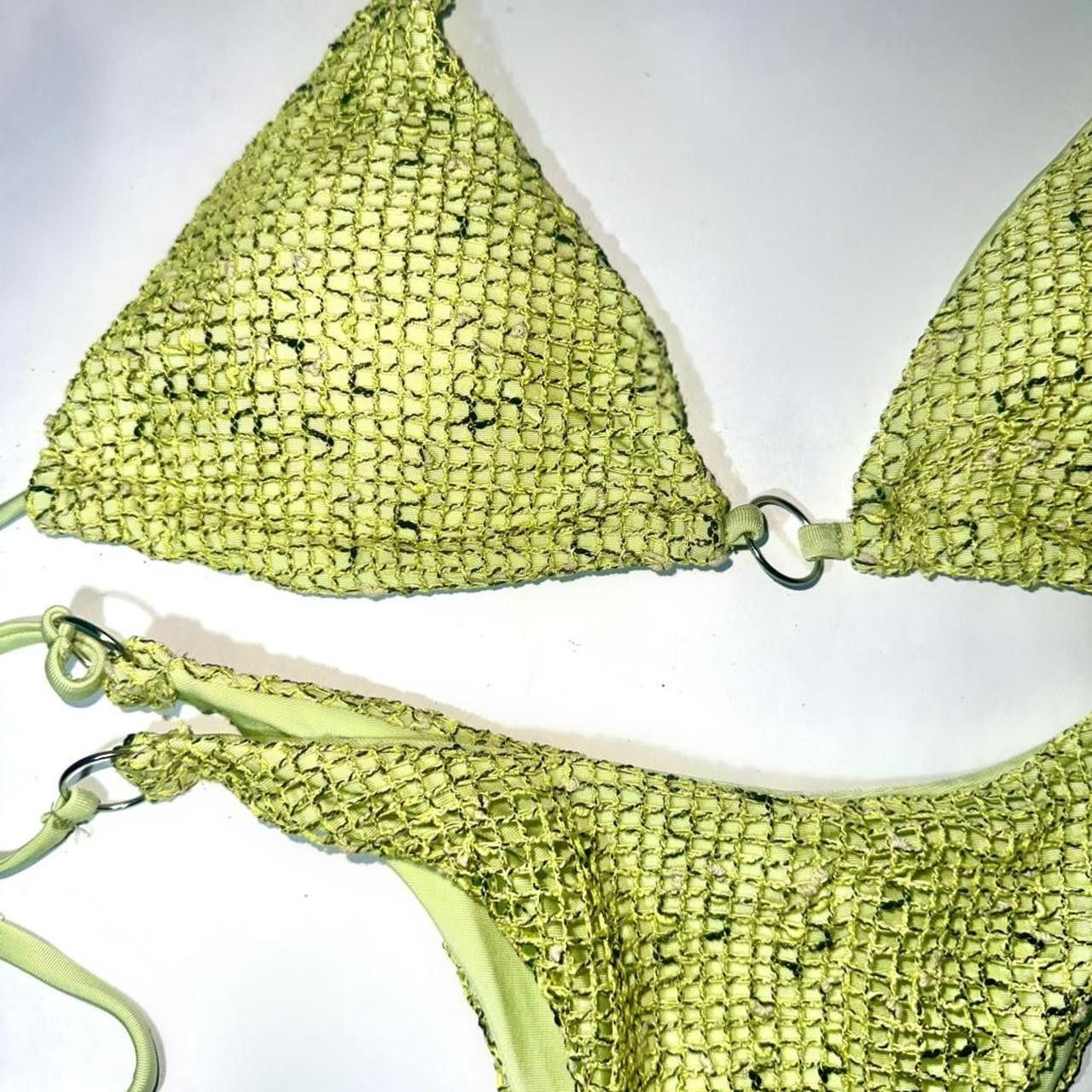 SKIMS Women's Green and Khaki Bikinis-and-tankini-sets Size S / US 4 / IT 40 - 5 Thumbnail