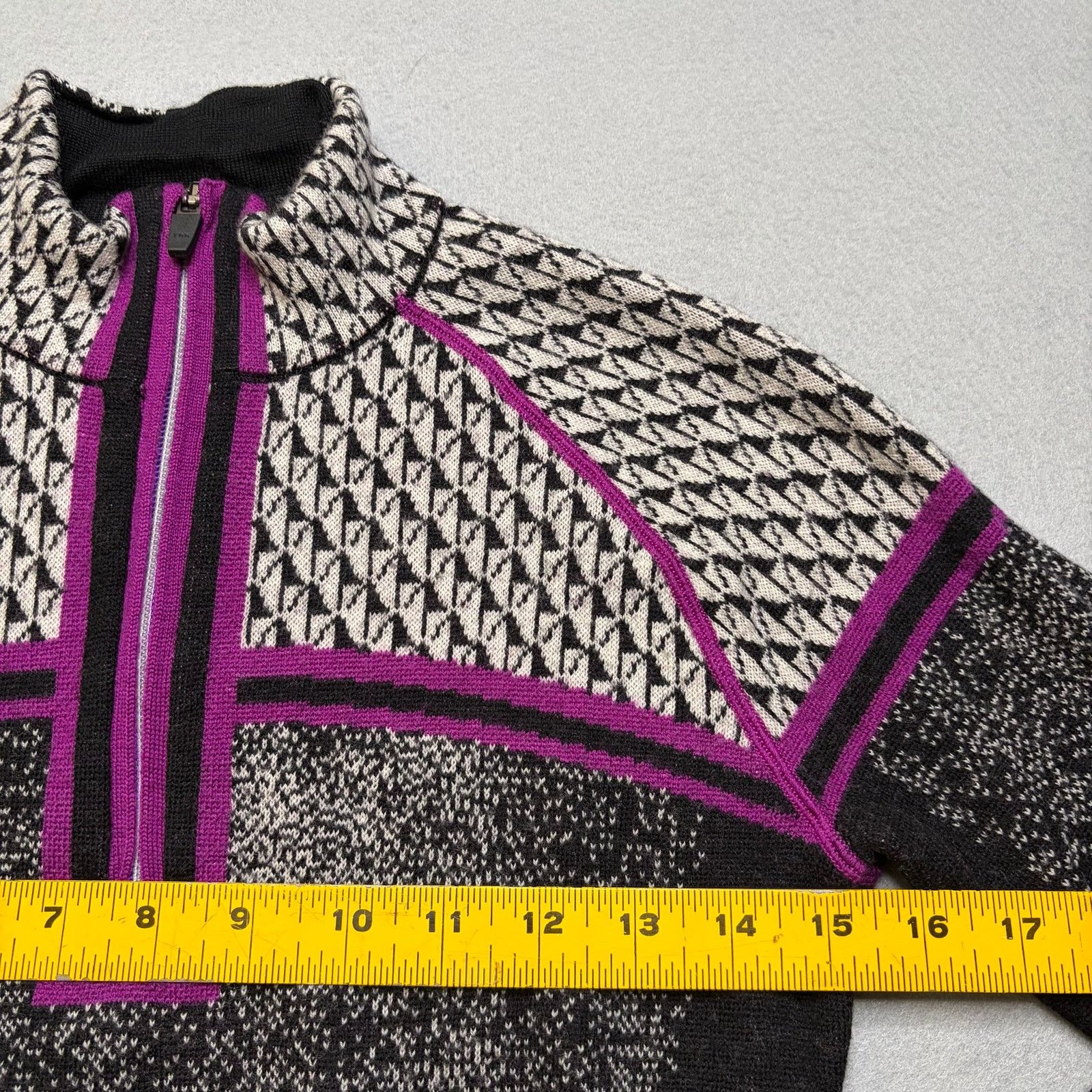 Other Krimson Klover 100% Merino Wool Quarter Zip Sweater Small Size S / US 4 / IT 40 - 6 Thumbnail