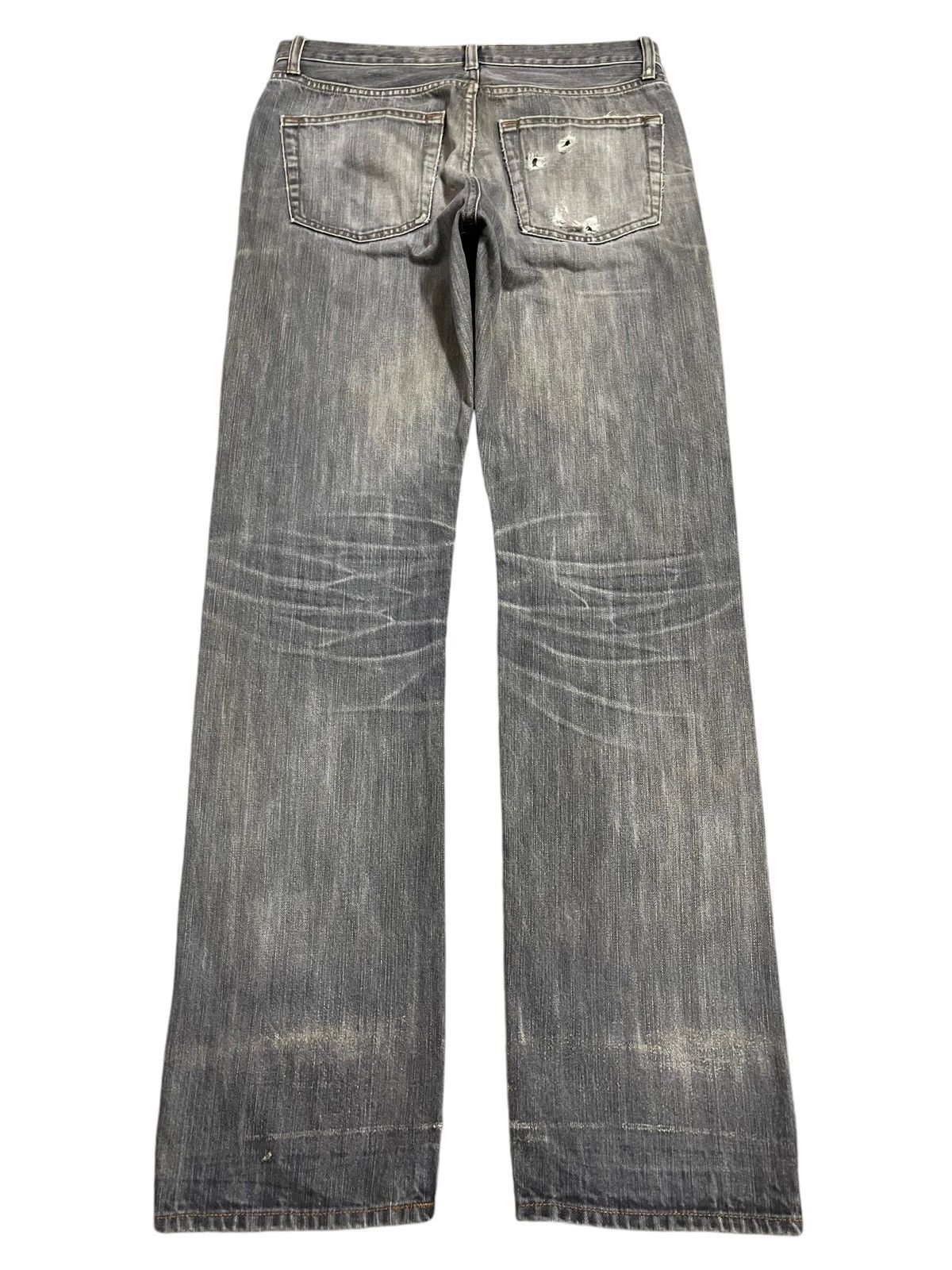 Uniqlo Vintage Japanese Uniqlo Faded Wash Style Distressed Jeans Size US 30 / EU 46 - 2 Thumbnail