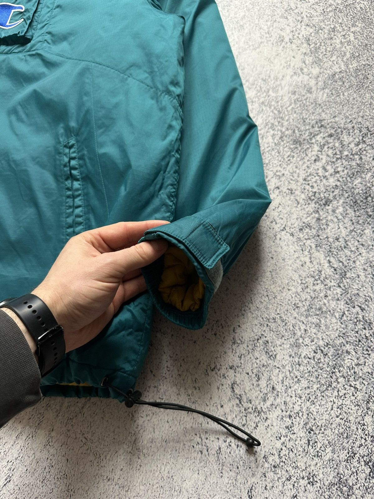 Champion × Supreme SS/18 SUPREME x CHAMPION PULLOVER PARKA JACKET TEAL SIZE M Size US M / EU 48-50 / 2 - 6 Thumbnail