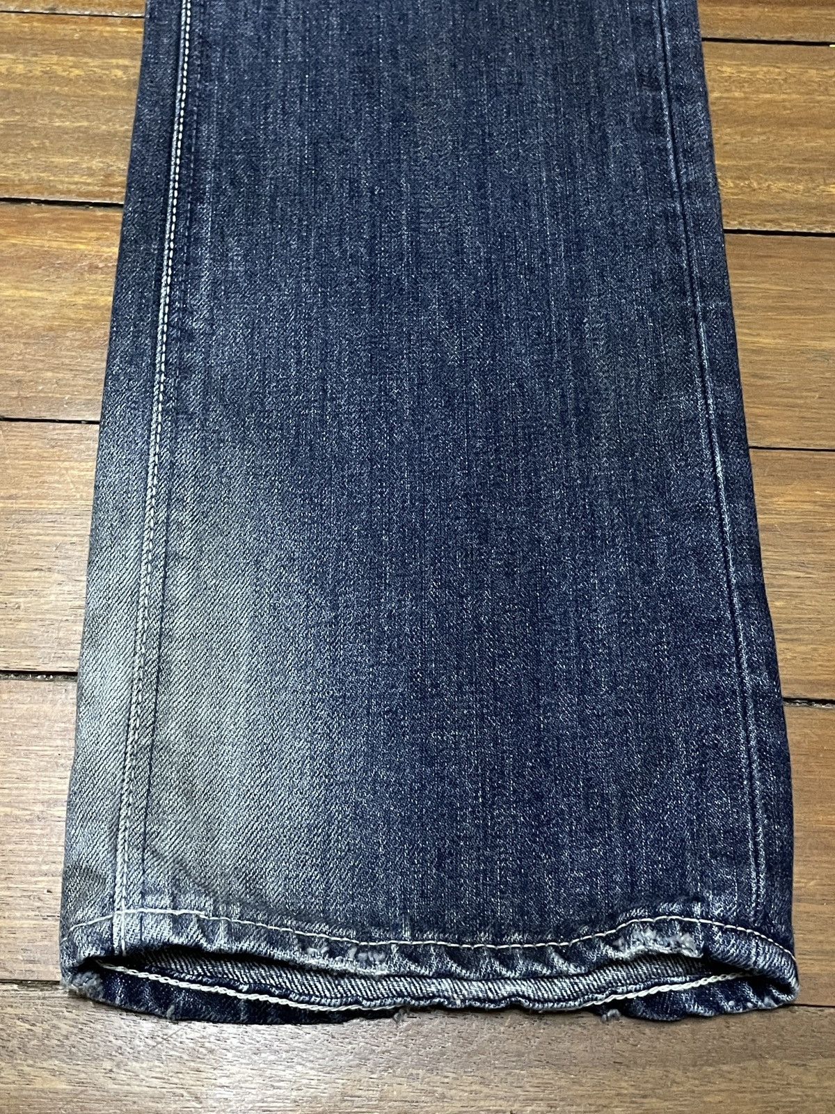 Le Grande Bleu (L.G.B.) Very Rare Vintage Vanquish X Murder License Jeans 1990s Size US 30 / EU 46 - 6 Thumbnail
