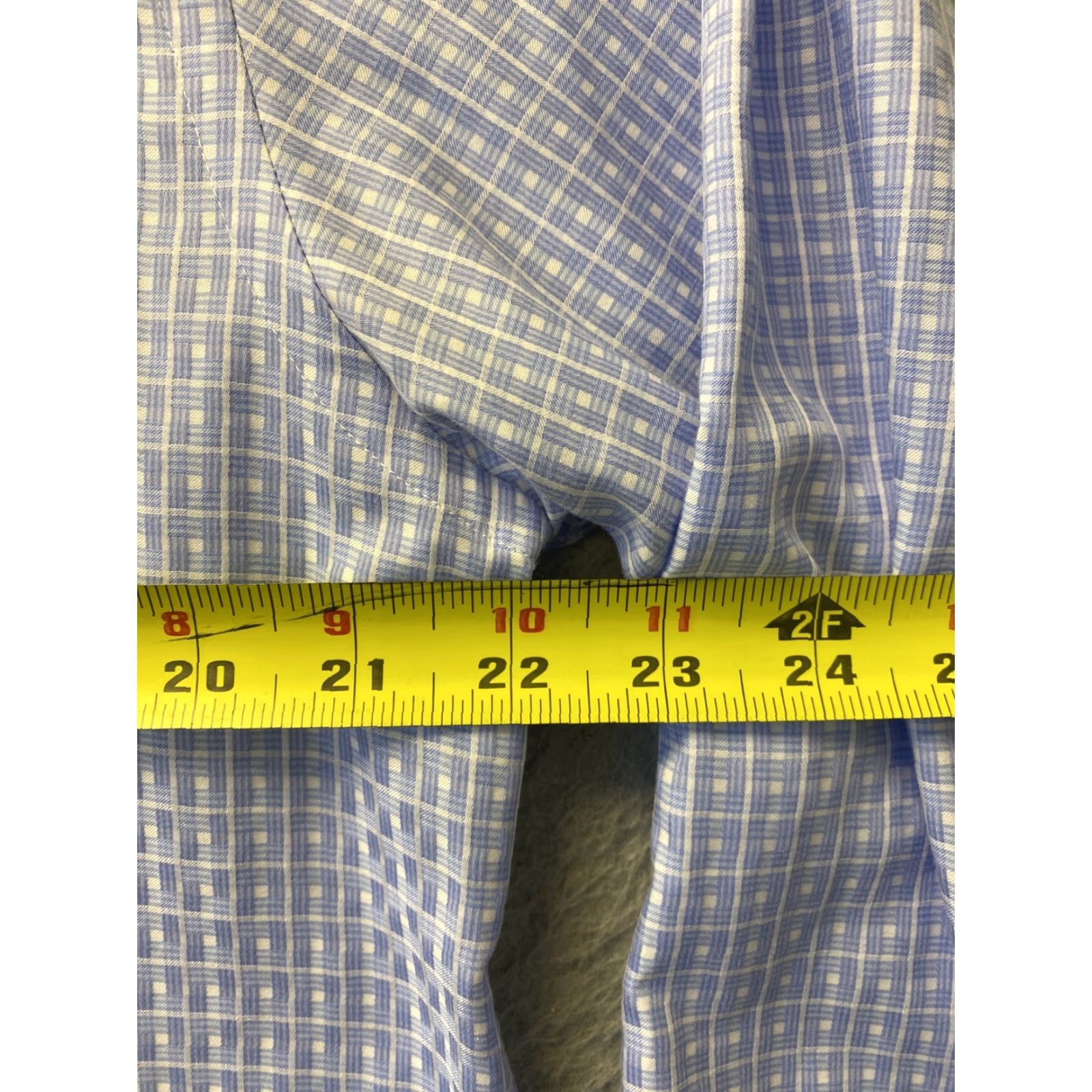 BUGATCHI VINTAGE Bugatchi Uomo Shirt Adult L Blue Geometric Slim Fit Button-Up Mens Size US L / EU 52-54 / 3 - 7 Thumbnail