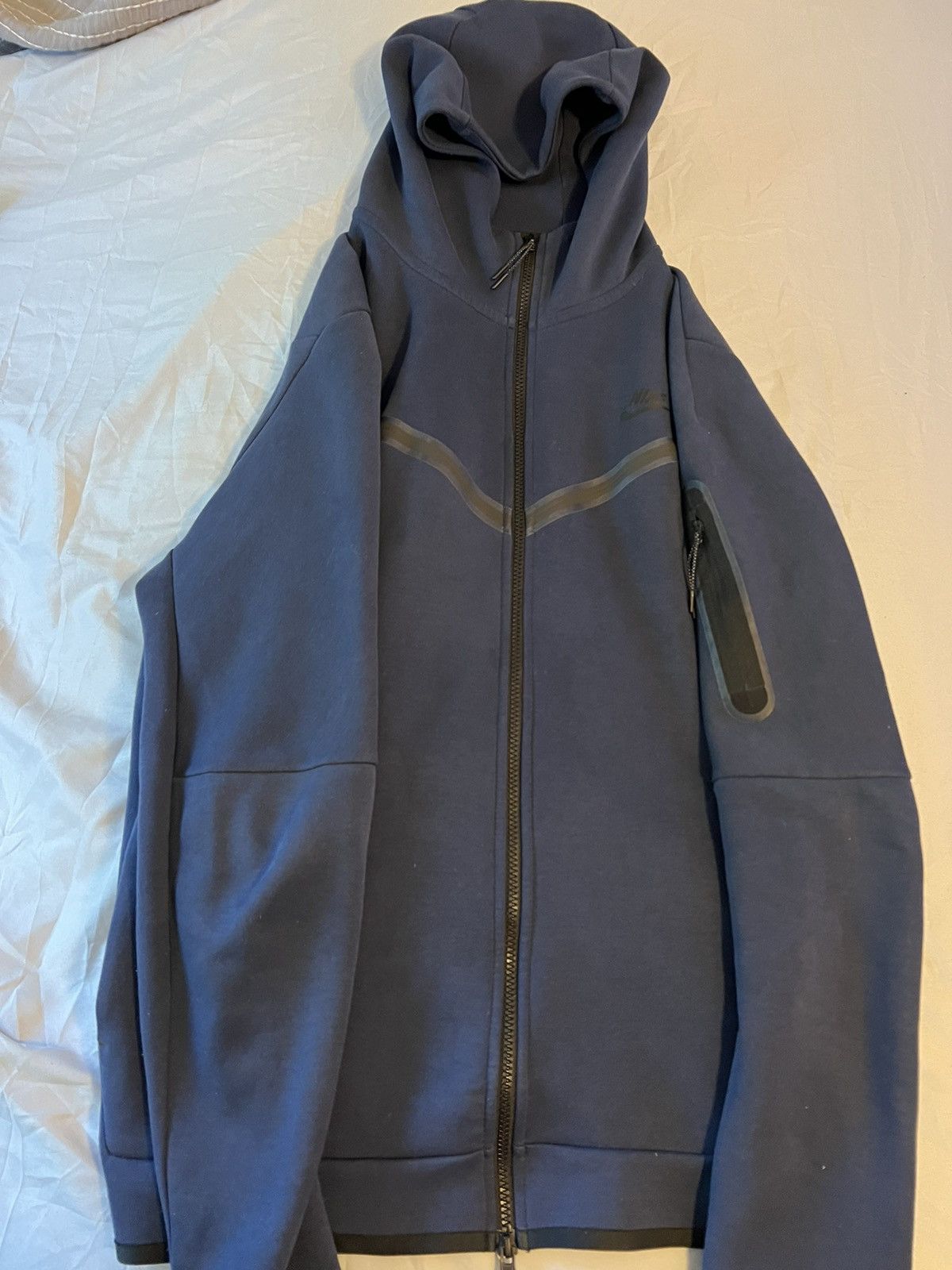 nike tech knit blue