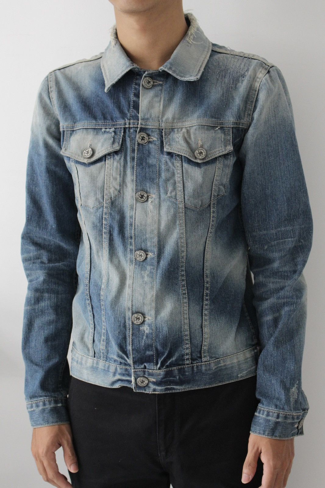 Attachment × Japanese Brand SS2013 ATTACHMENT STONEWASH DENIM JACKET Size US M / EU 48-50 / 2 - 2 Thumbnail