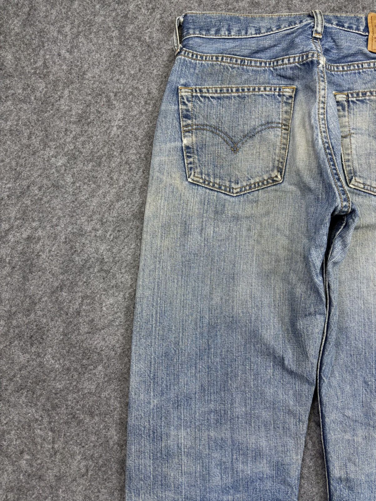 Levi's 💥Thrashed💥Vintage Levis 501 Crazy Rework Denim F823 Size US 28 / EU 44 - 15 Thumbnail