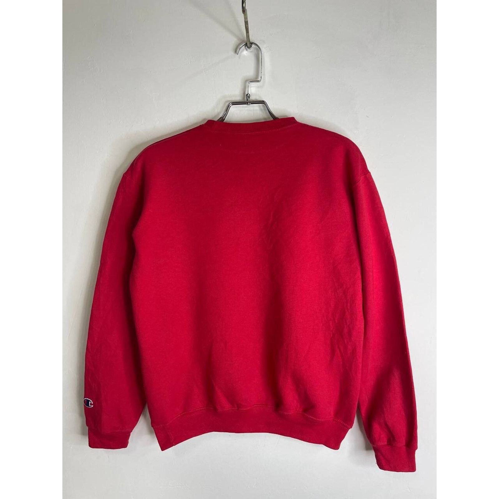 Champion × Vintage Vintage Champion Red Crewneck Sweatshirt USA Tag Size S Size US S / EU 44-46 / 1 - 6 Thumbnail